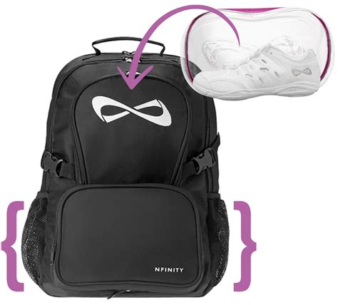 nfinity cheerleading bags.